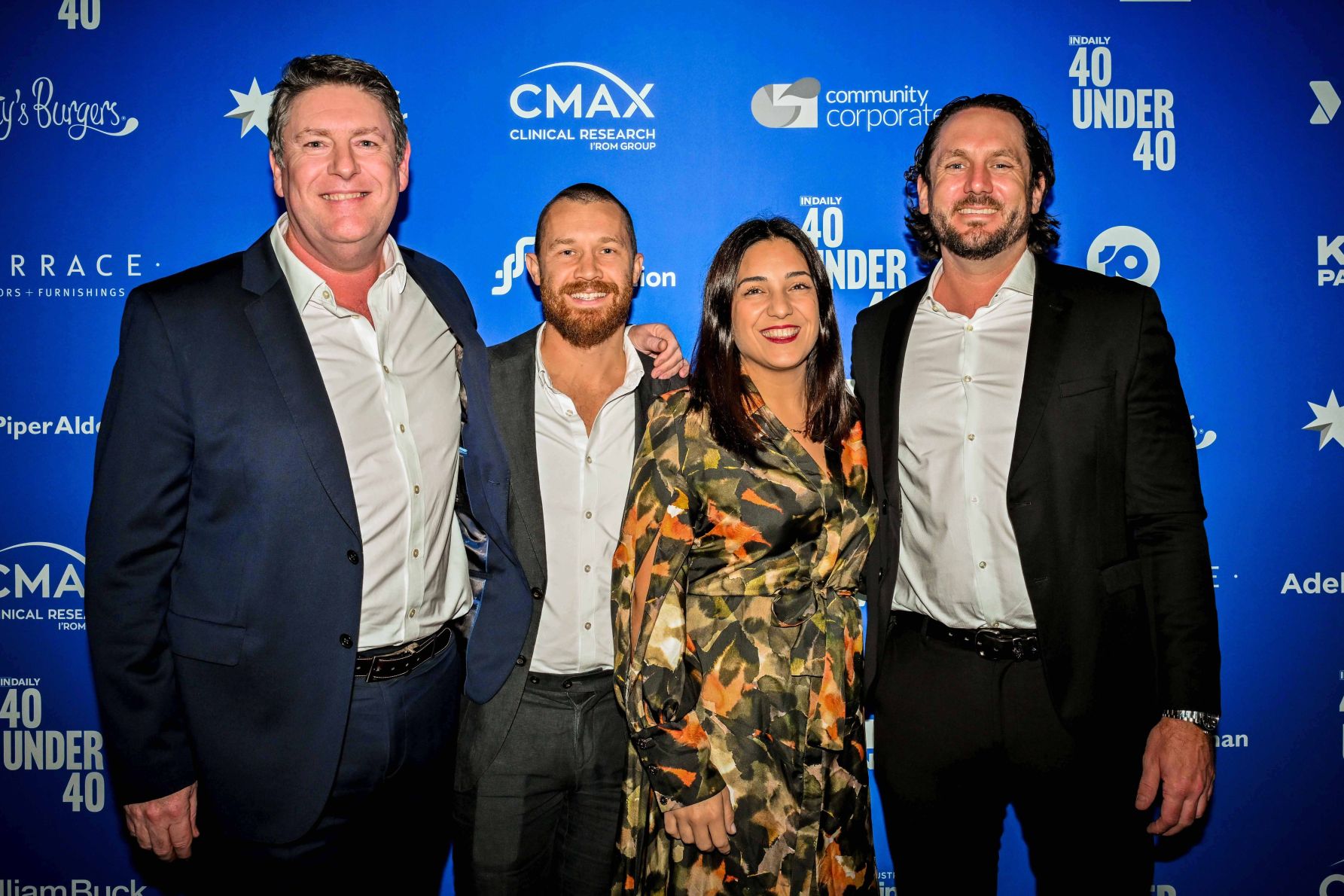 David O’Loughlin, Sam Talbot, Cassandra Vozzo and Sam Davies