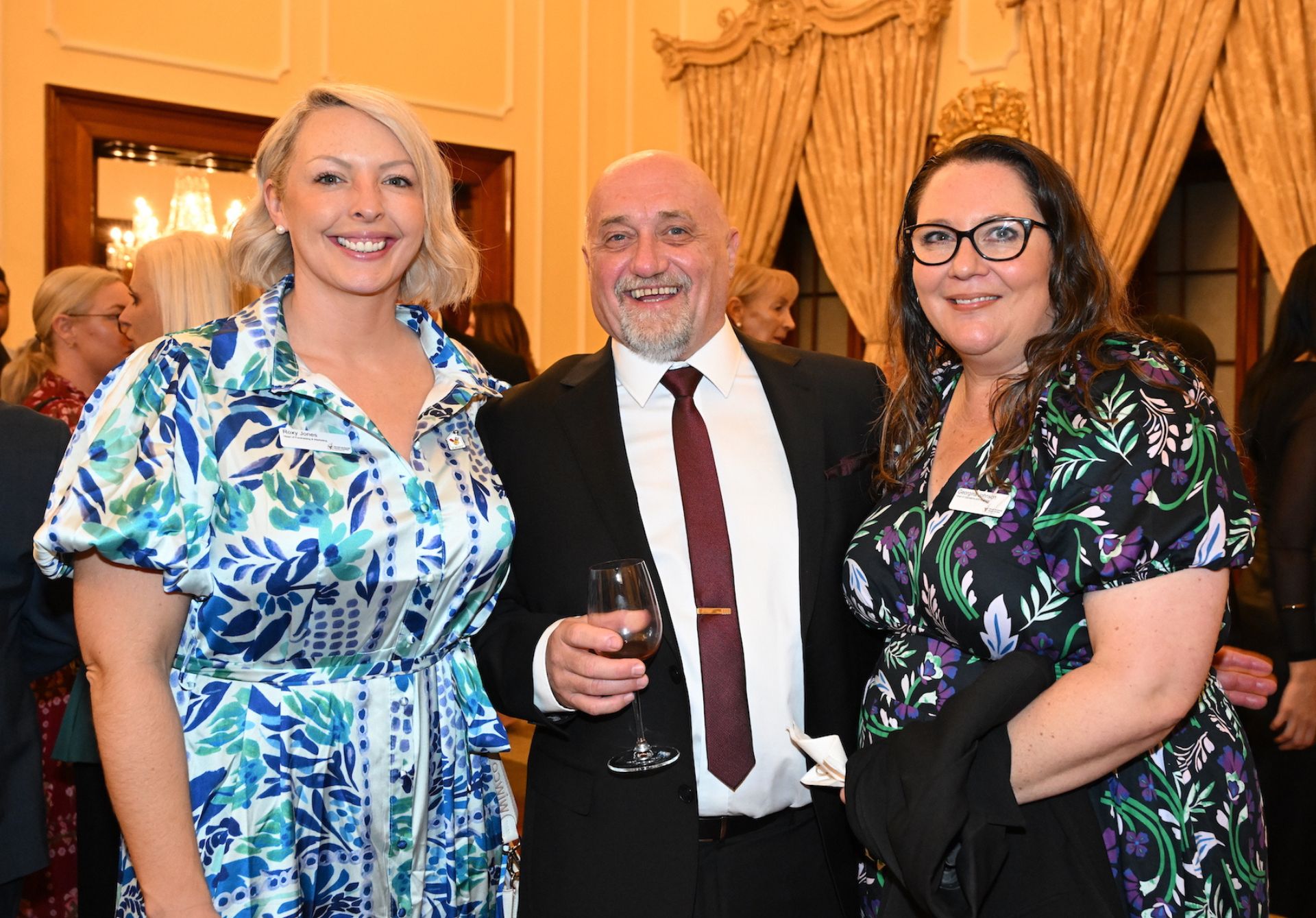 Roxy Jones, Peter Mouratidis and Georgina Johnson