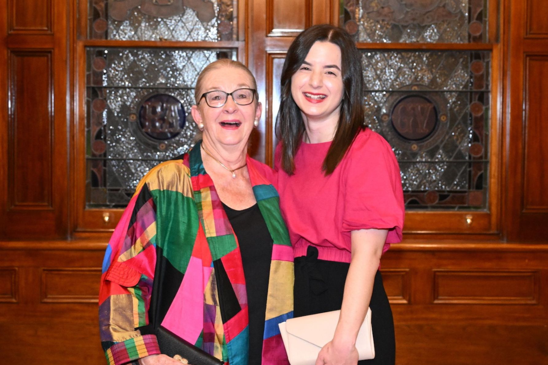 Barbara Lamkin and Abbie Solomon