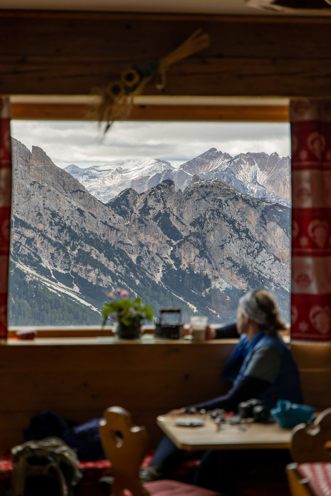 Views from the mountain hut, Rifugio Son Forca.