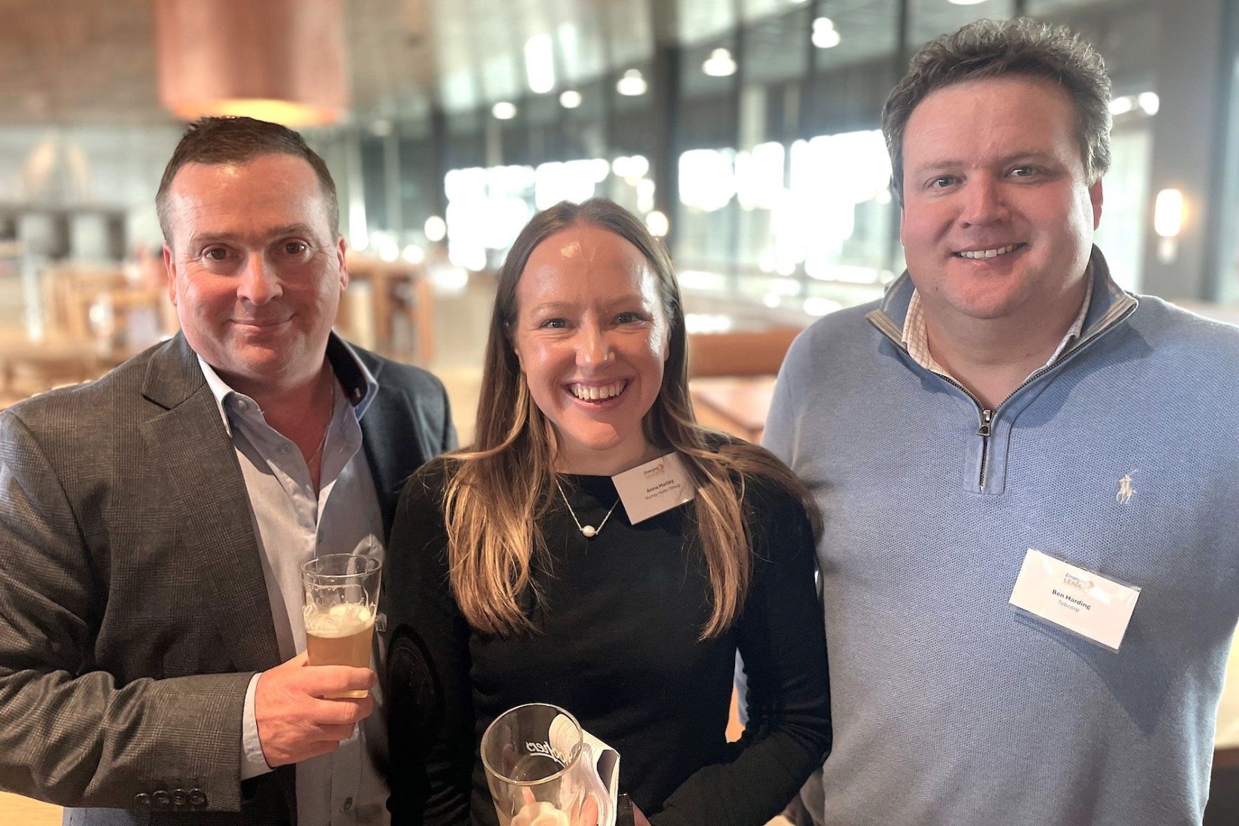 Andrew Tully, Anna Hurley and Ben Harding