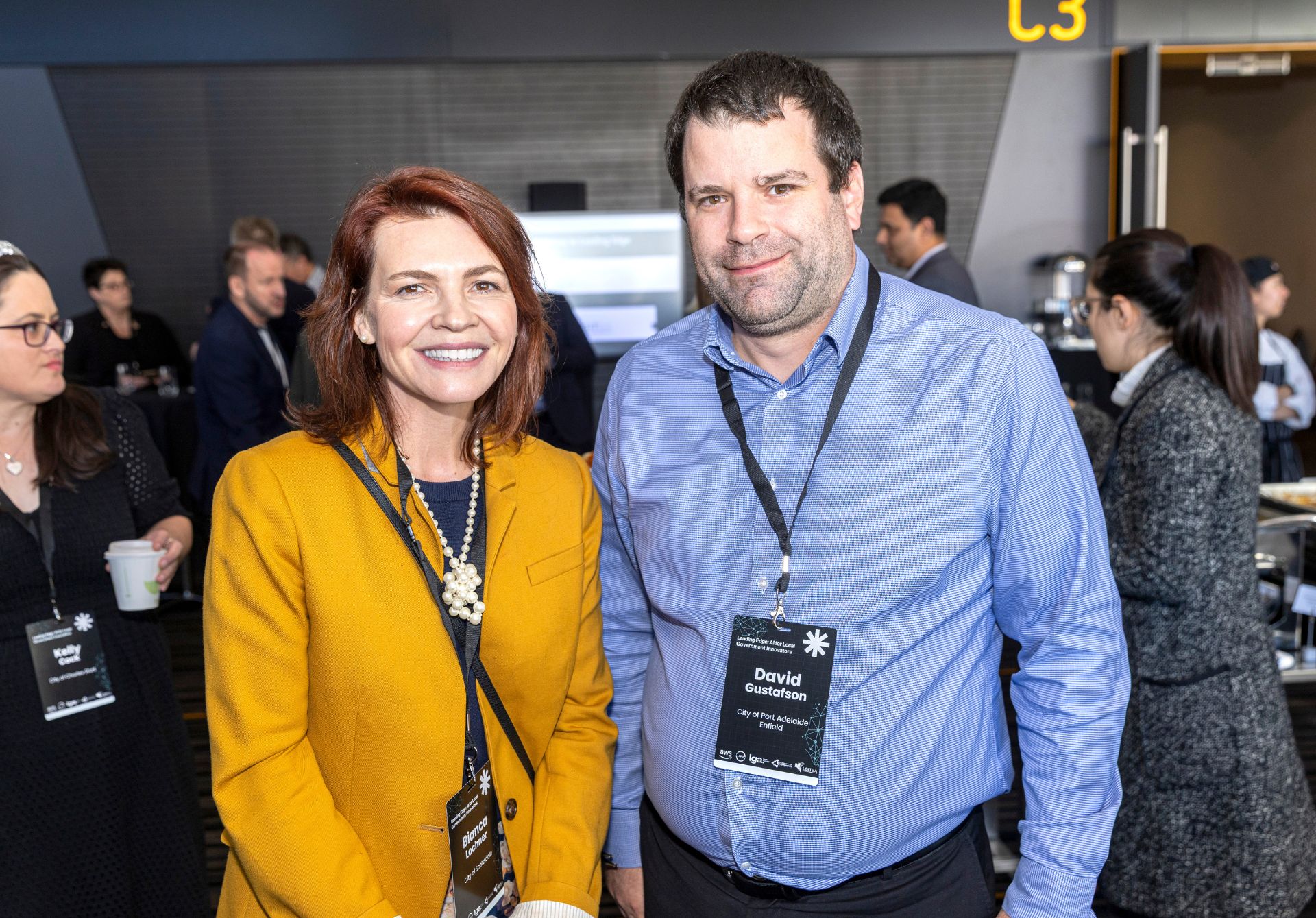 Bianca Lochner and David Gustafson