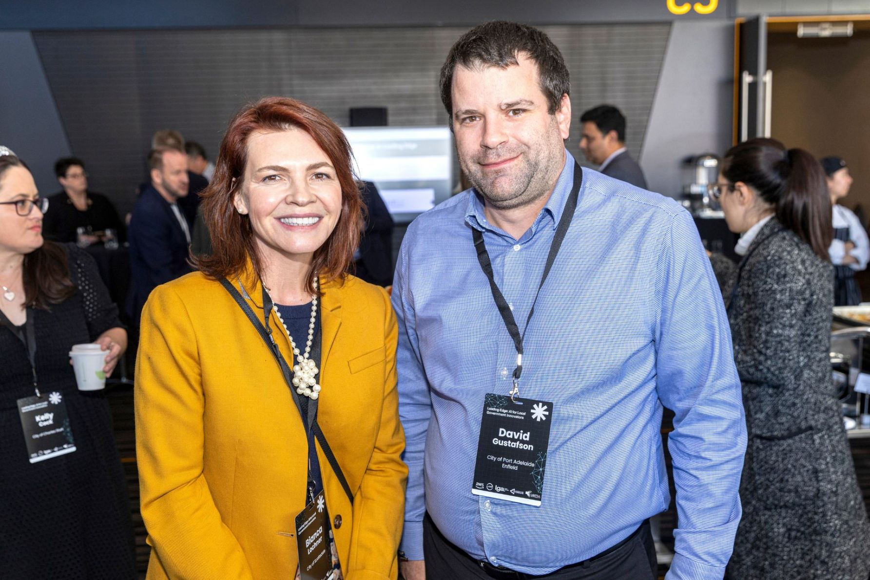 Bianca Lochner and David Gustafson