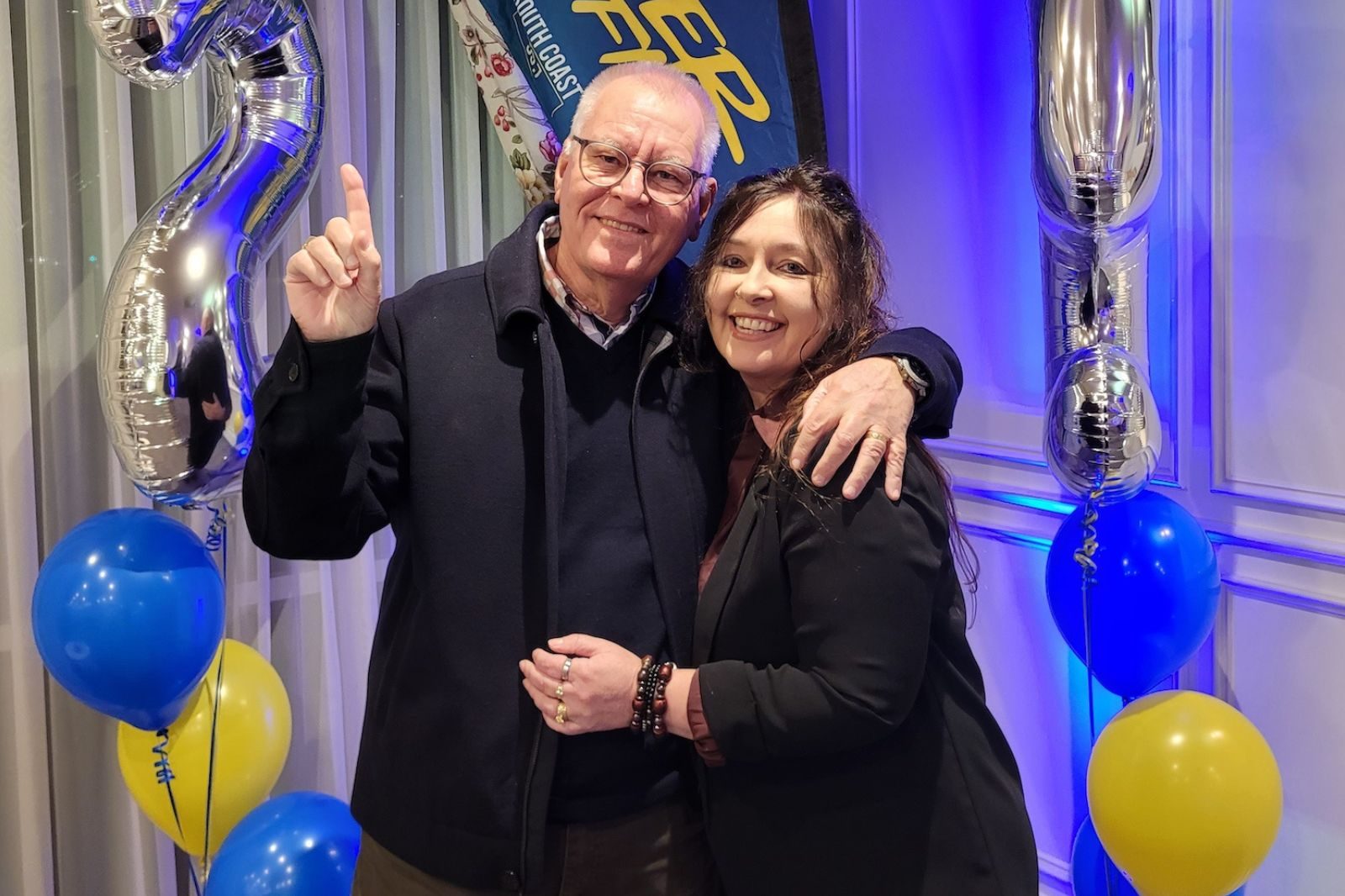 Brian Wybrow and Jacqueline Irvine-Creaser