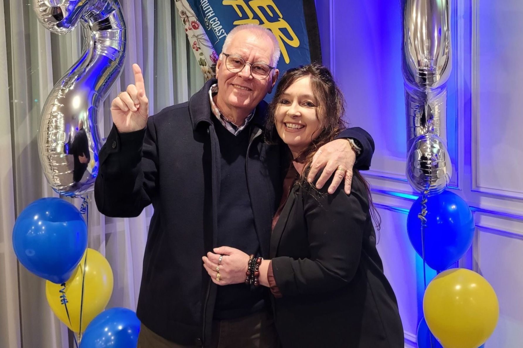 Brian Wybrow and Jacqueline Irvine-Creaser
