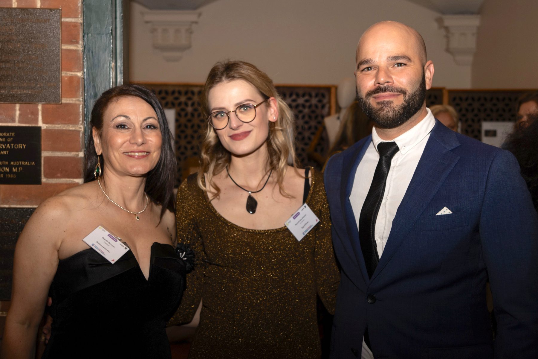 Debrah Mercurio, Marta Piwko-Graham and Dan Graham