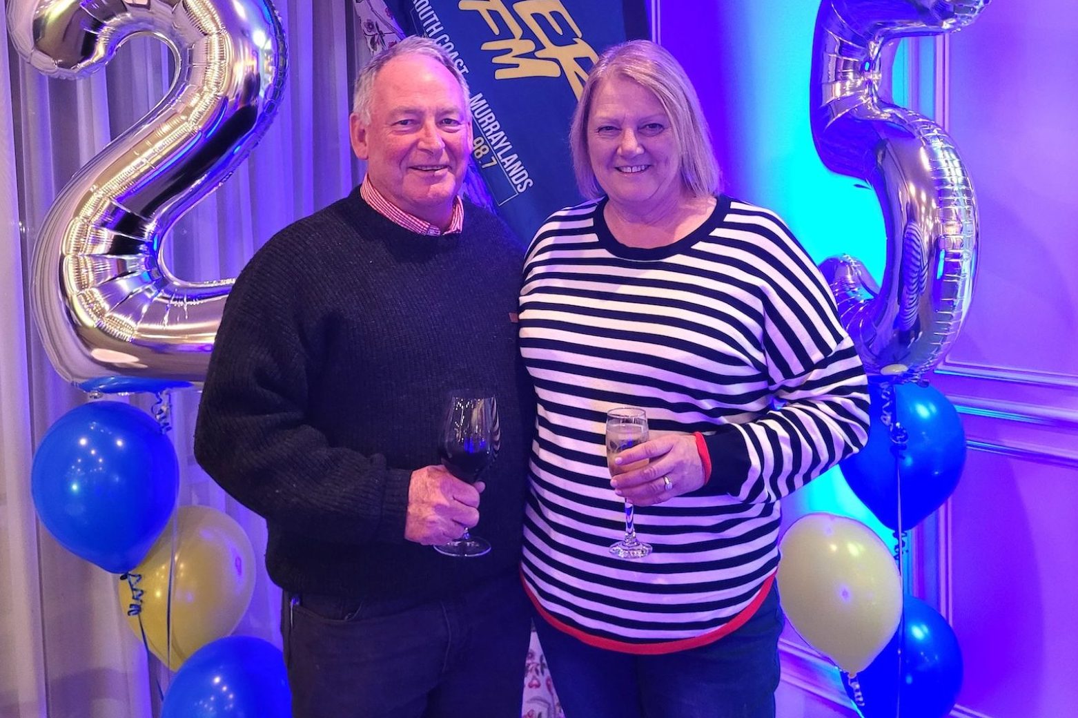 Graeme Rayson and Louise Marks