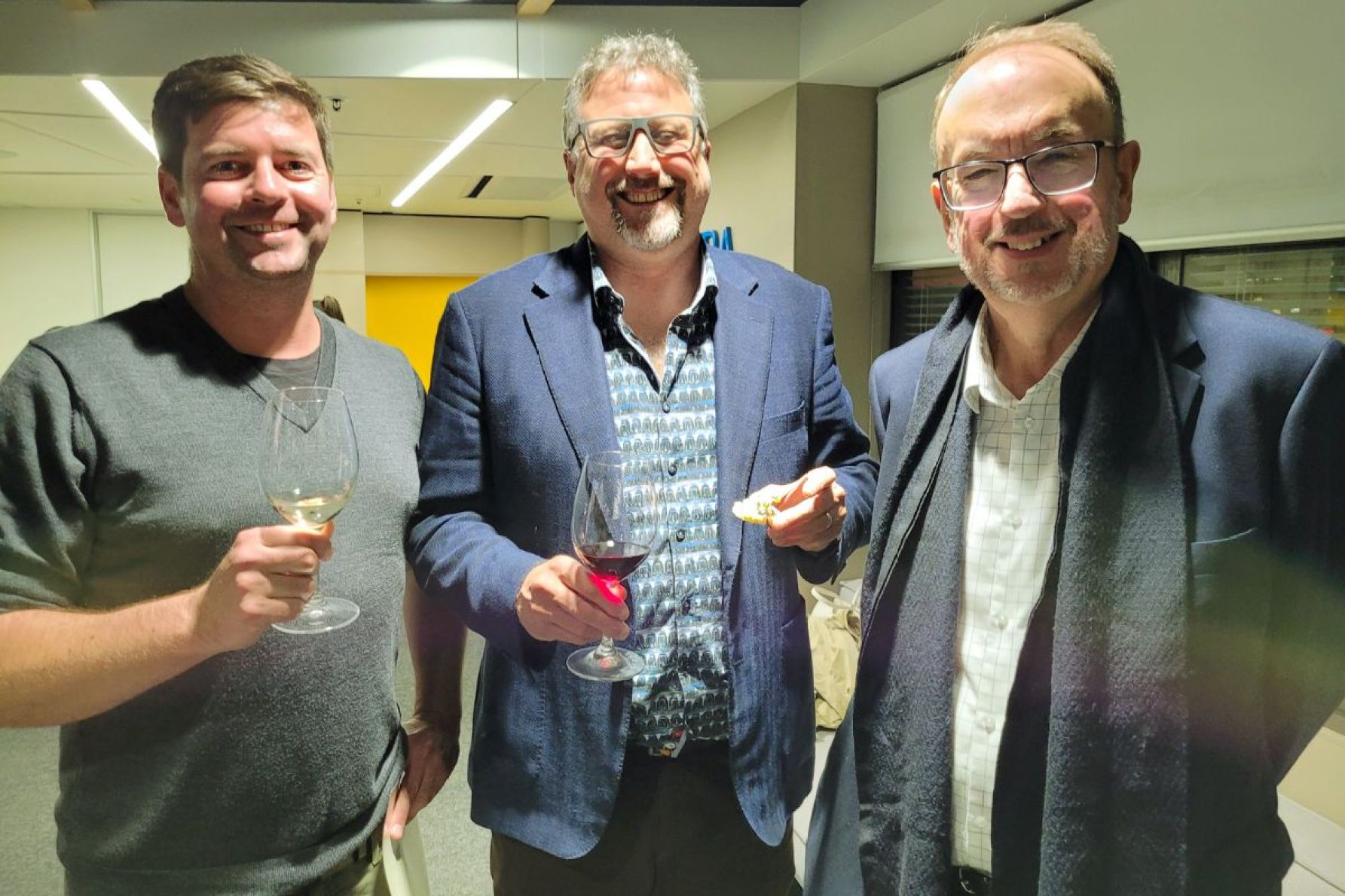 Hugh MacGillivray, Dr Darren Oemcke and Gary Edwards