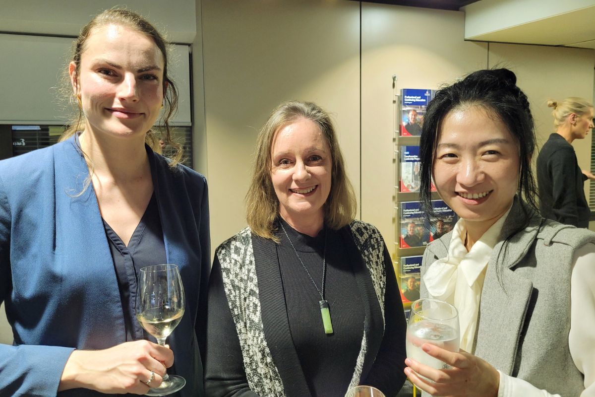 Irma Dupois Day, Robin Shaw and Michelle Li