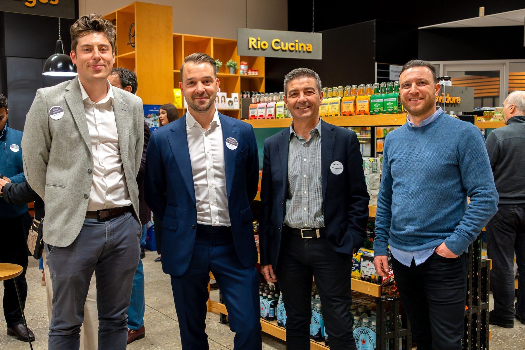 Jarrad Greenham, Christian Hensler, Christian Di Lorenzo and Marcello Fragnito