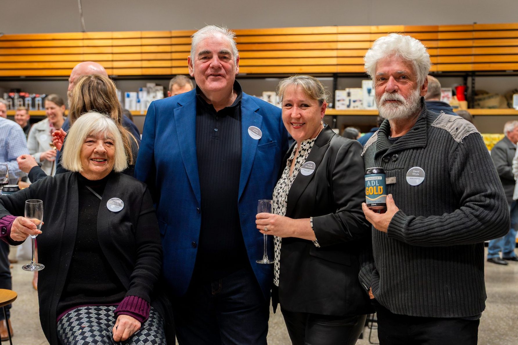 Patricia Milne, John Murrary, Kerrie Buivydas and David Whyte