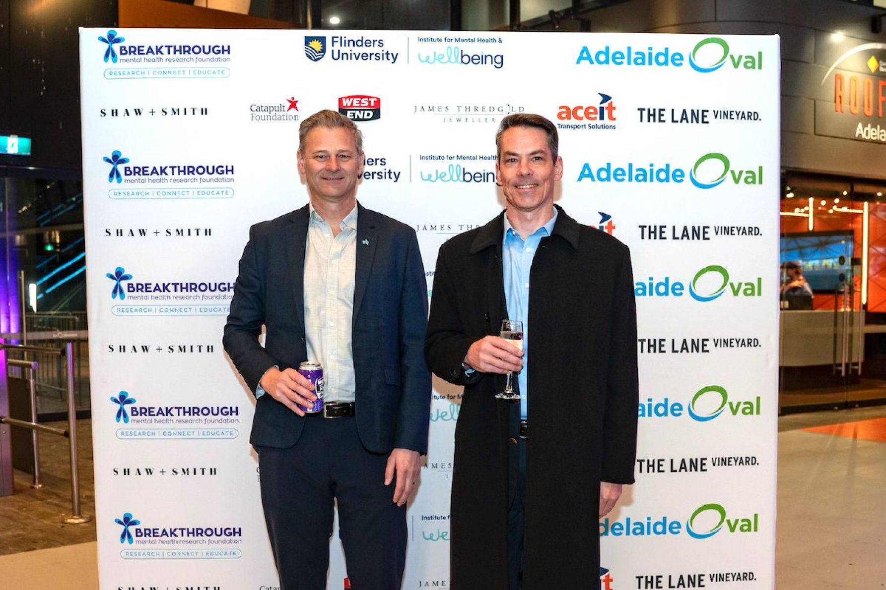 Professors Tim Windsor and Reg Nixon