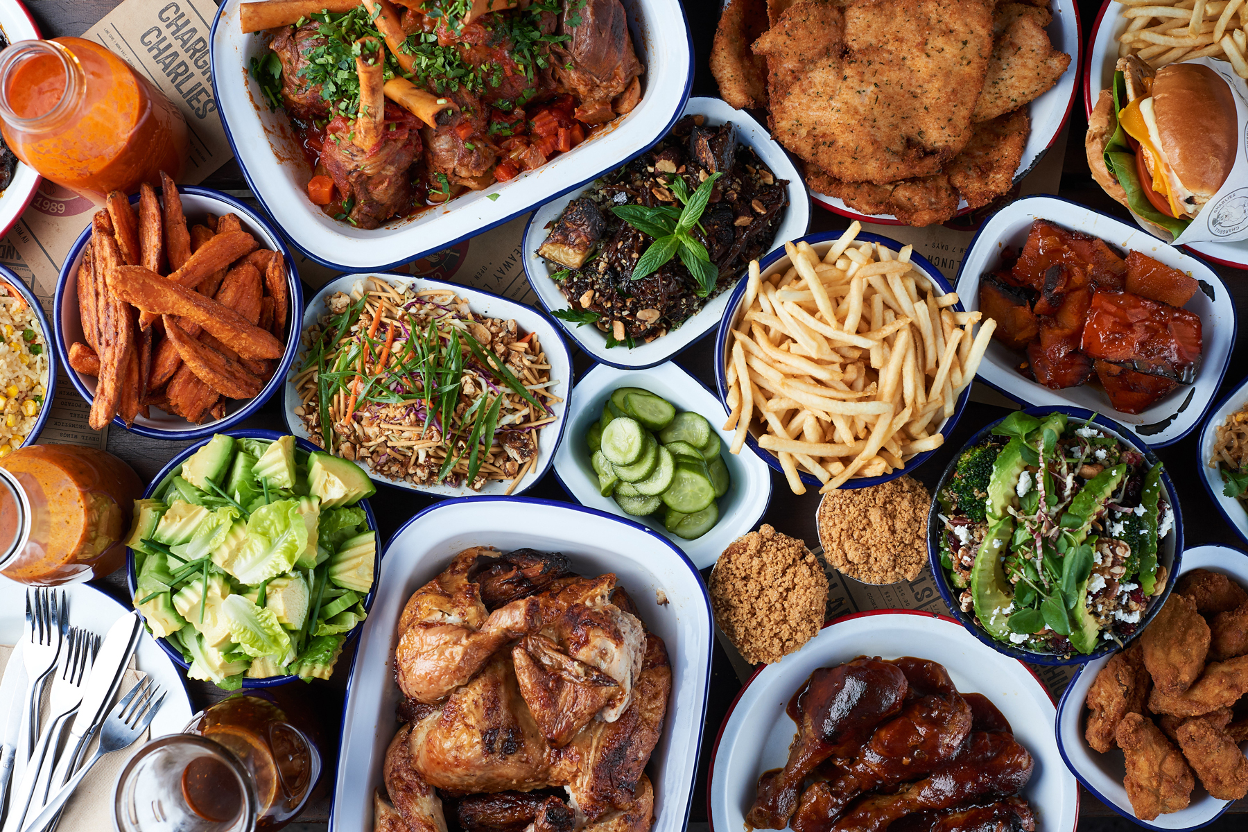 The spread at Chargrill Charlie's | Credit: image supplied