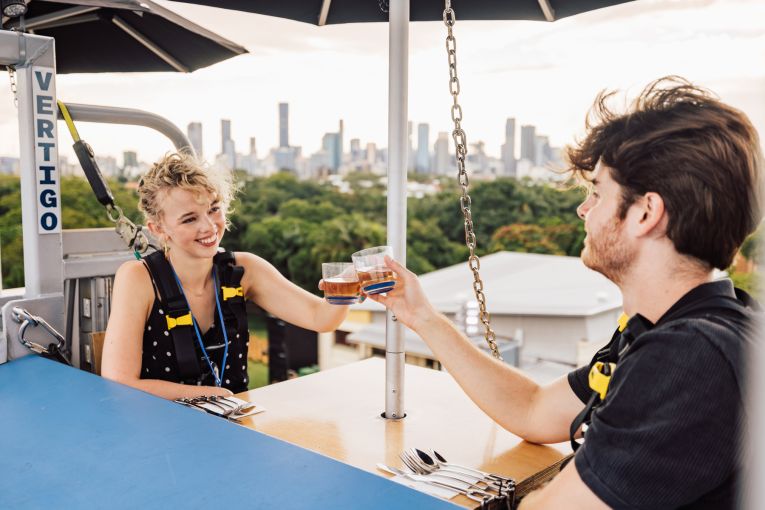 Thumbnail for Dine on the edge and take date night to new heights at Vertigo at Brisbane Powerhouse