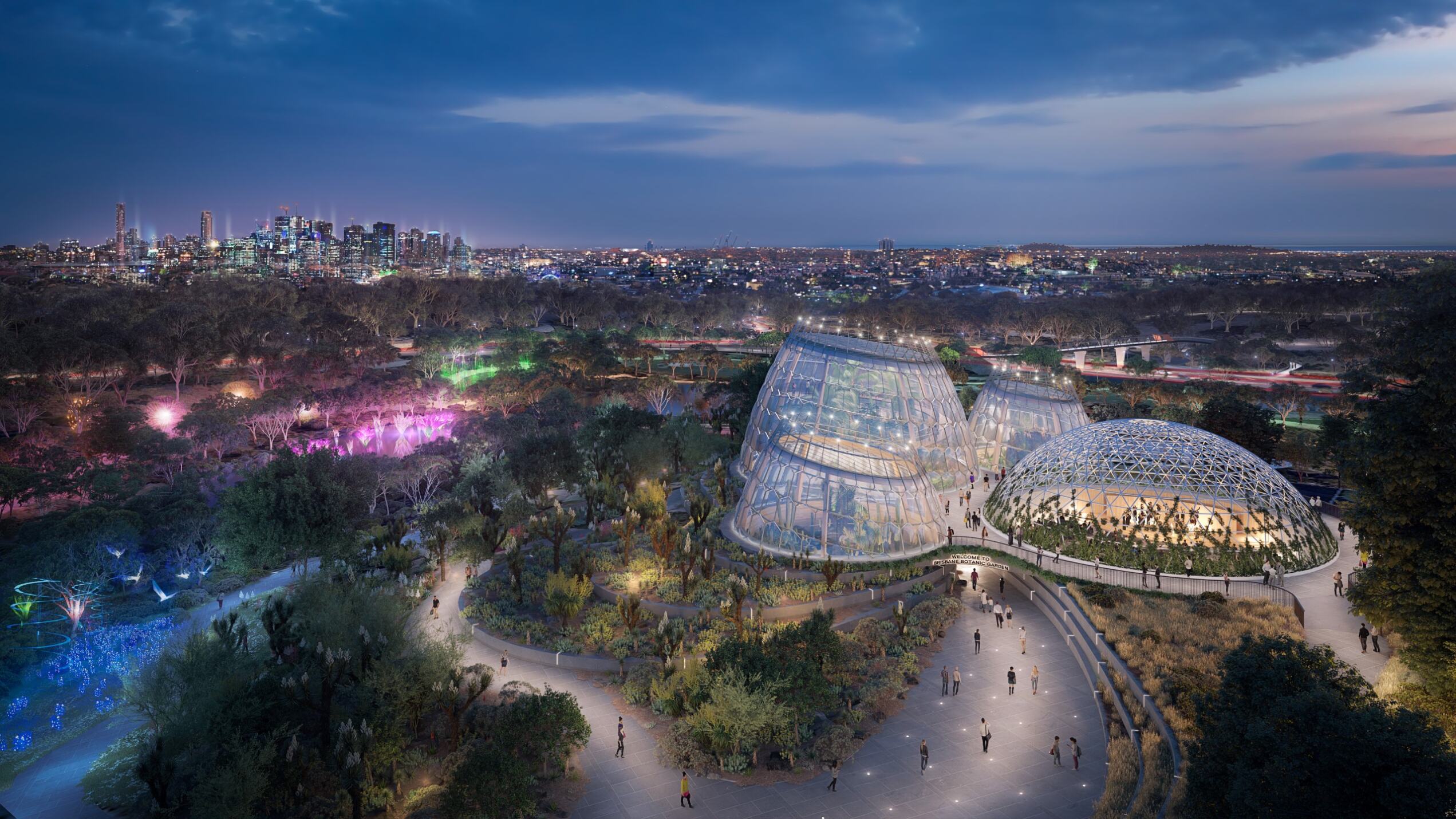 A projected vision for Mt Coot-tha
