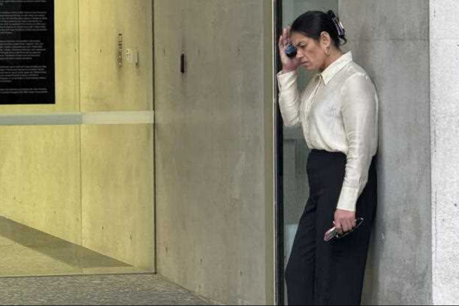Ngatokoona Mareiti told a trial she saw both alleged murder victims on a couch at a unit. Photo: Rex Martinich/AAP
