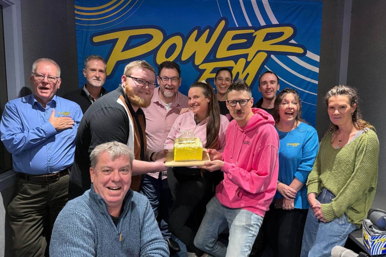 Present and past presenters got together to celebrate 25 years on air.