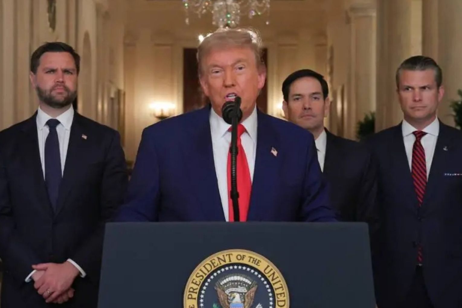 Donald Trump says Iran must make peace of face more attacks. 