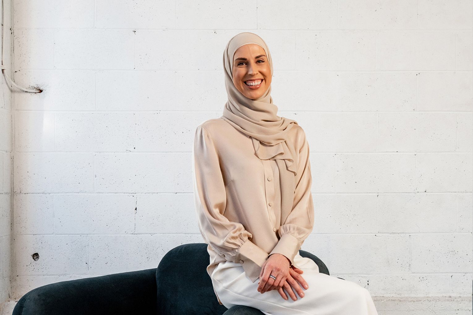 Rochelle Mutton won the Social Impact Award at the 2025 40 Under 40. Photo: Jack Fenby/InDaily