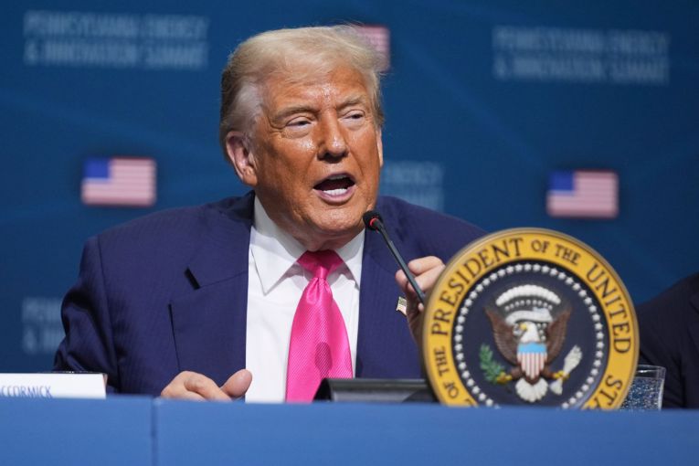 Thumbnail for Trump touts deal with Indonesia, flags pharma tariffs