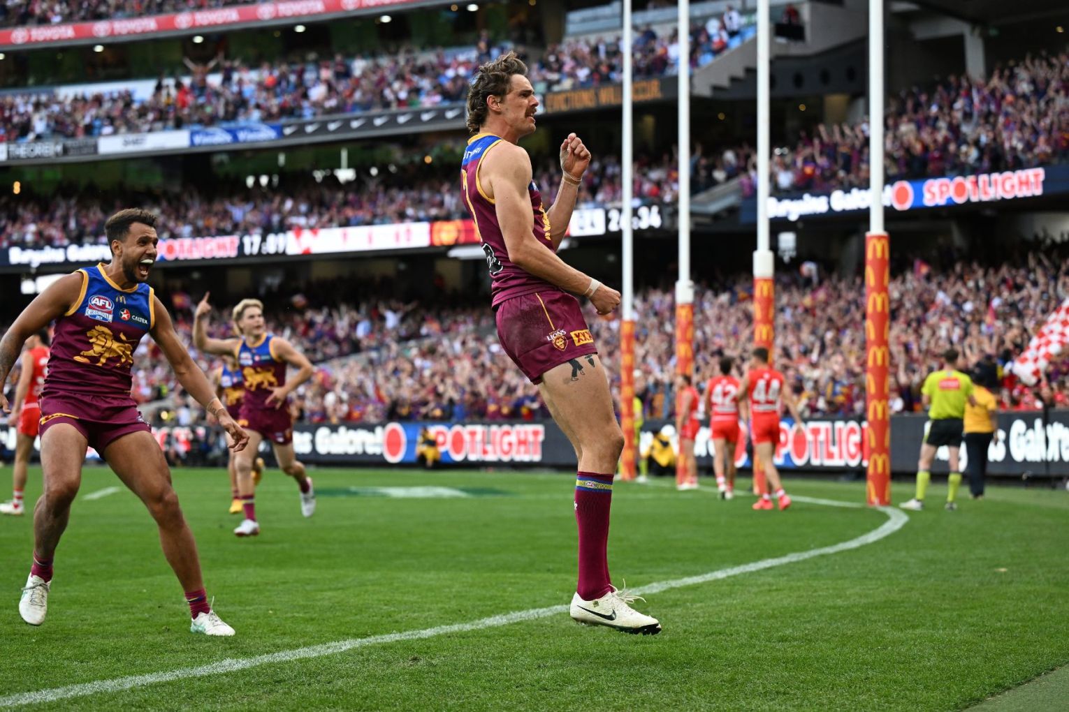 Brisbane's flag star Joe Daniher is enjoying retirement and won't be coming back, says Chris Fagan. Photo: James Ross/AAP