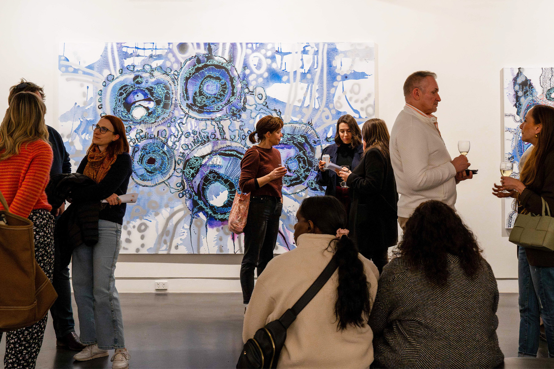 Opening Night: Zaachariaha Fielding and Daniel + Emma at Hugo Michell Gallery