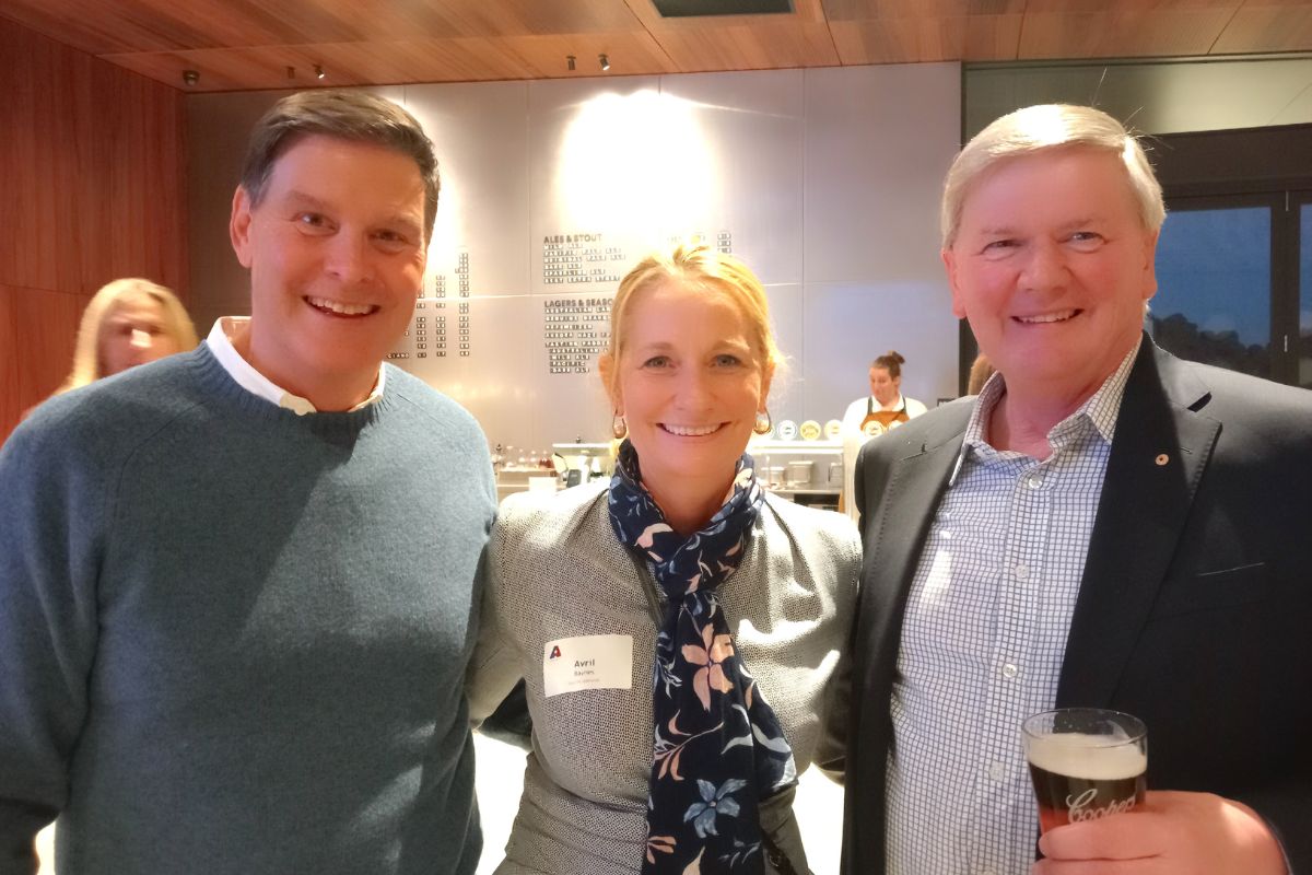 Ross Baynes, Avril Baynes and Tim Cooper