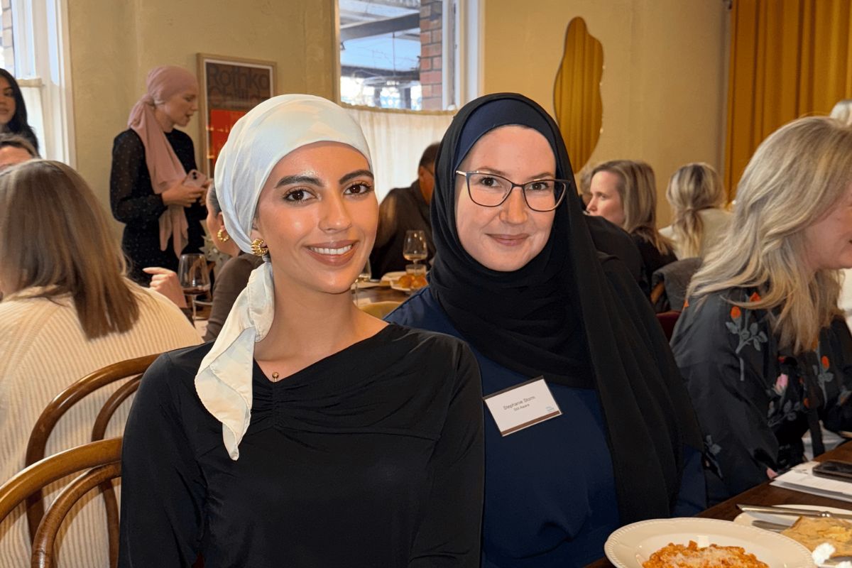 Amira Shahin and Stephanie Storm