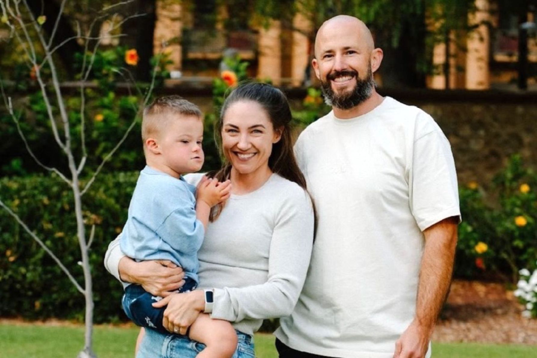Bridie and Warwick Ward with Reuben