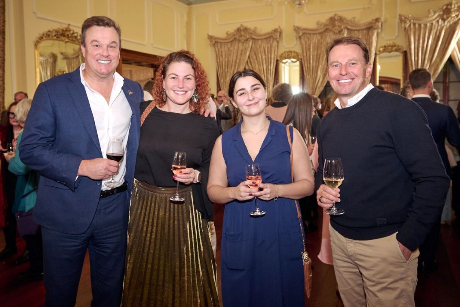 Cameron Mudge, Ashley Playfair, Jordan Flay and Andrew Nunn