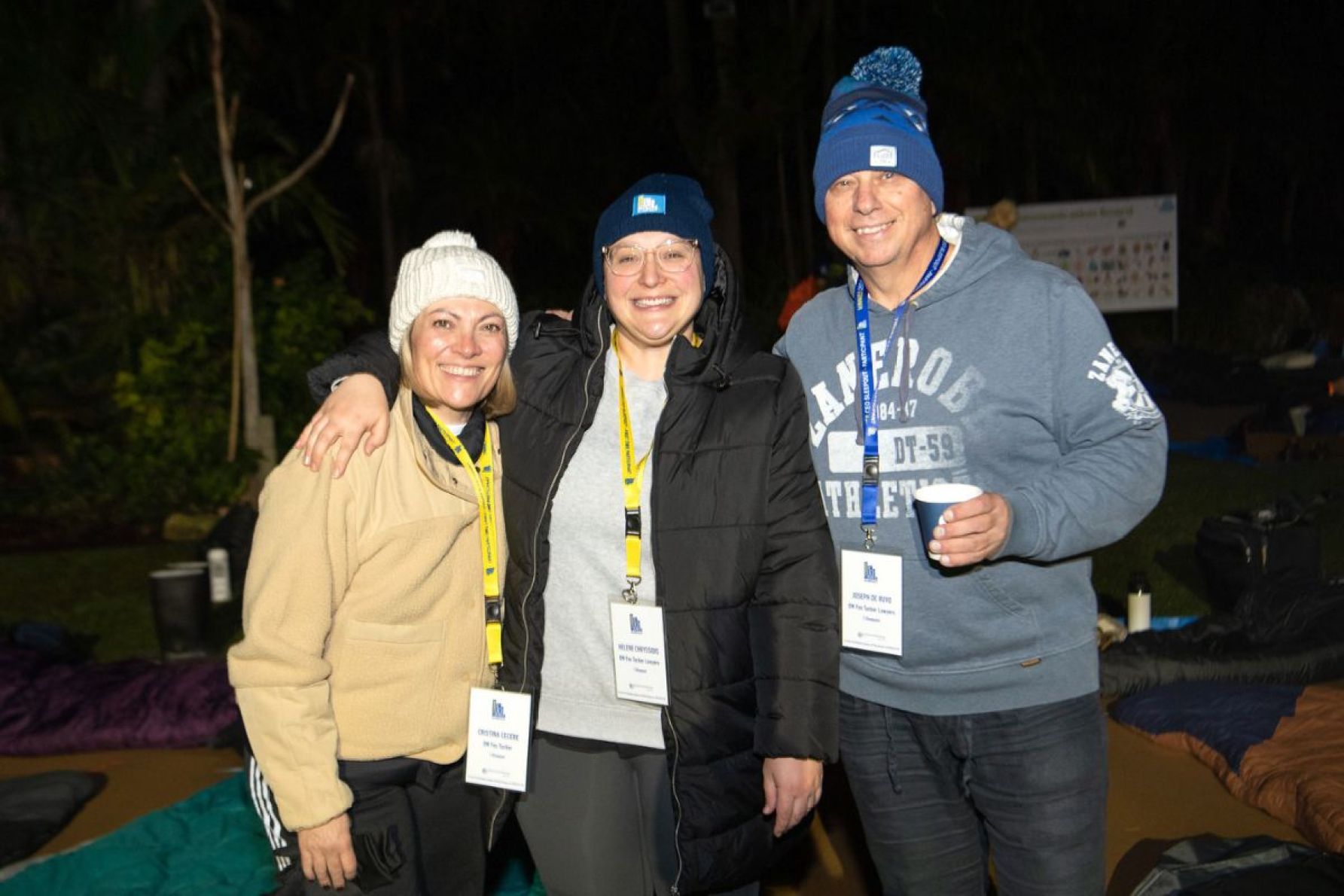 Cristina Cecere, Helene Chryssidis and Joe de Ruvo