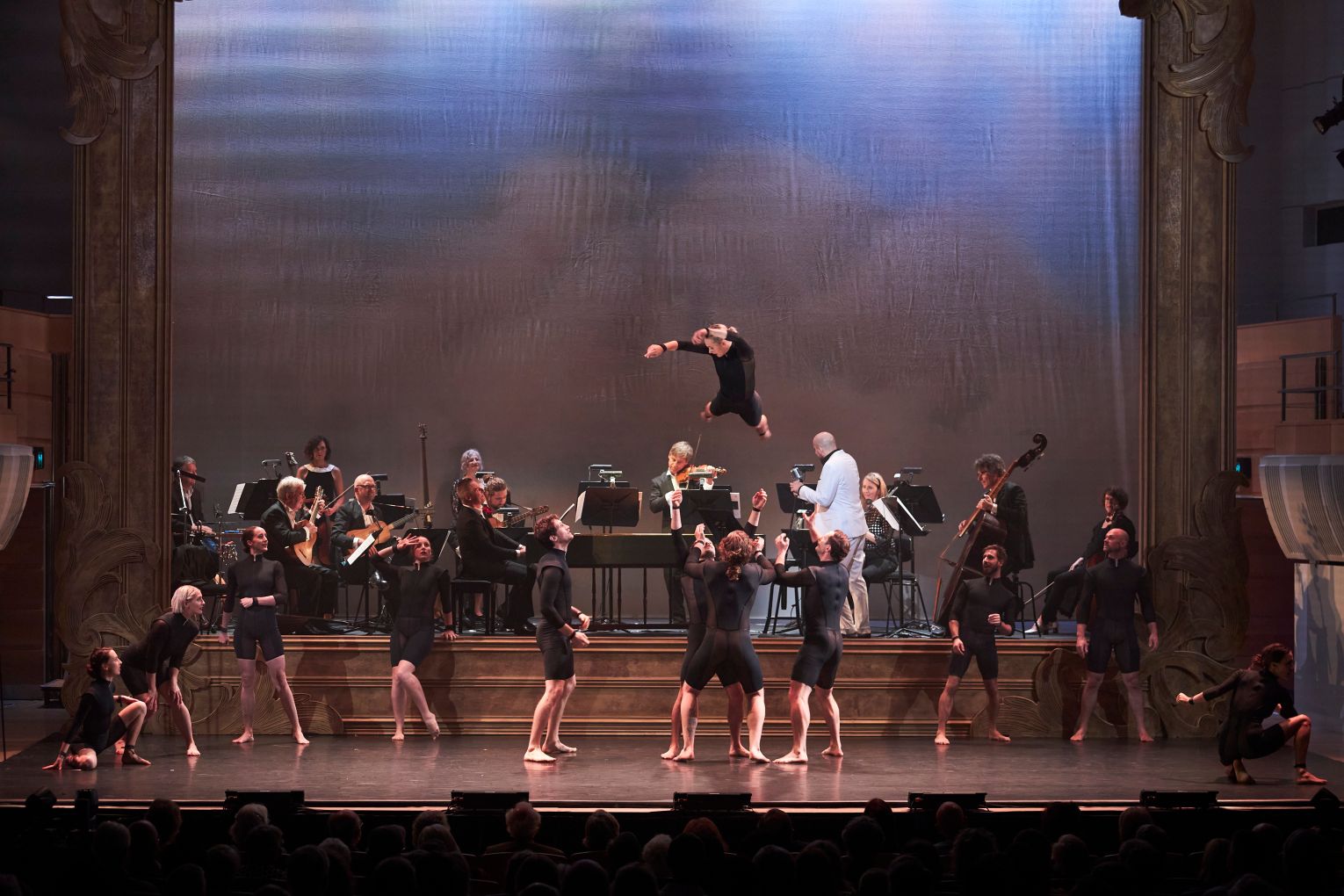 Performing with the Australian Brandenburg Orchestra has become  a regular gig for Brisbane's Circa. Photo: Keith Saunders