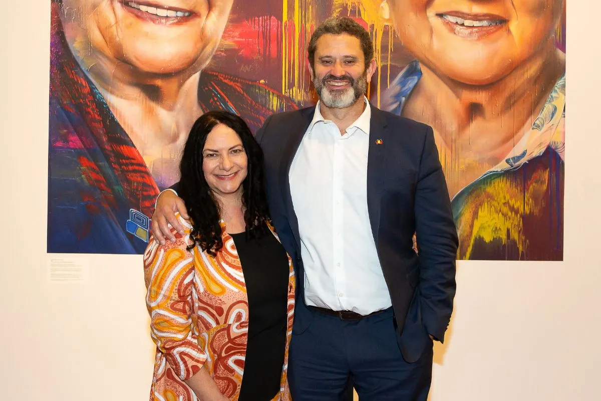 Deb Edwards and Kyam Maher