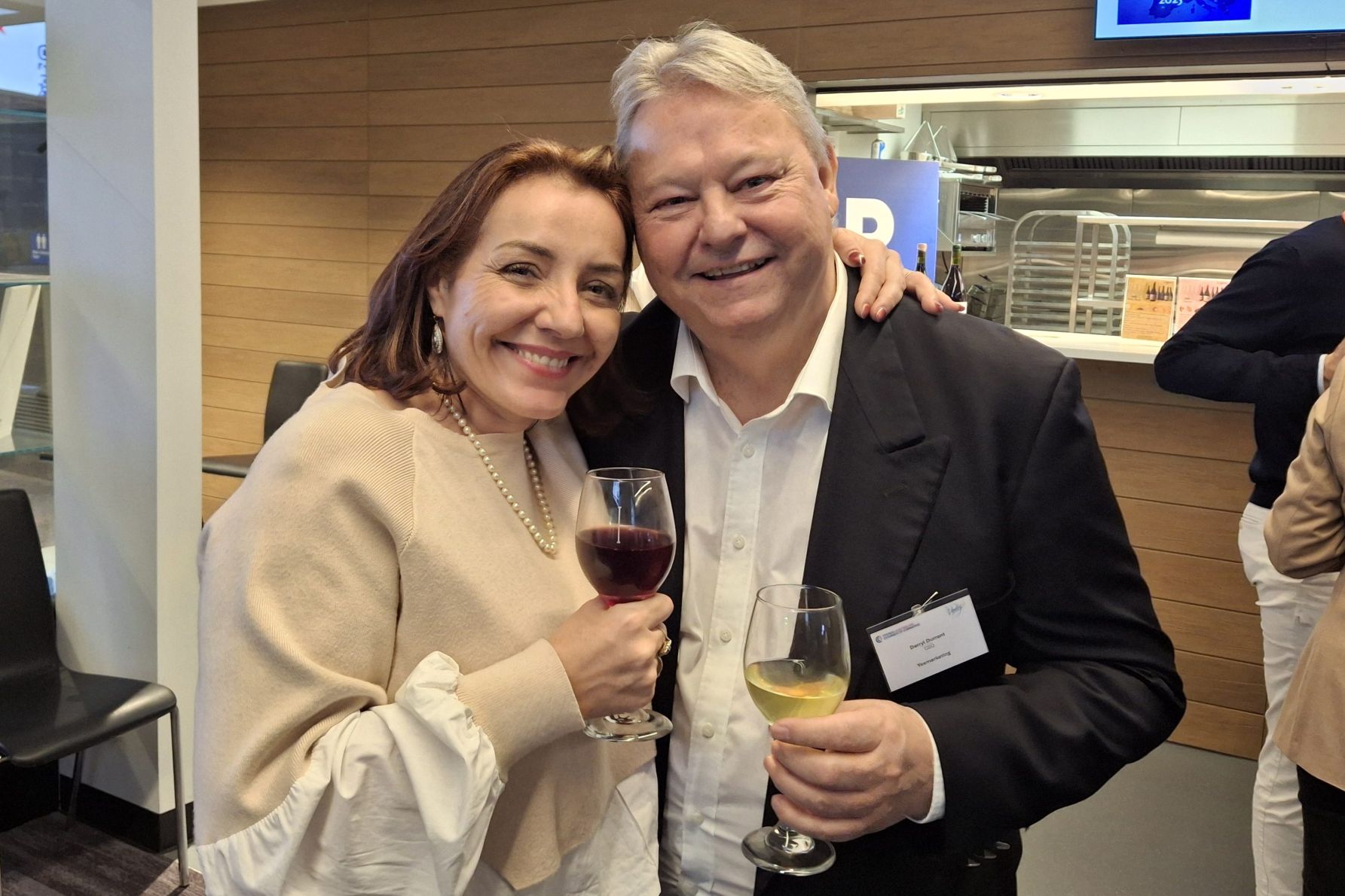 Florence Masters and Darryl Durrant