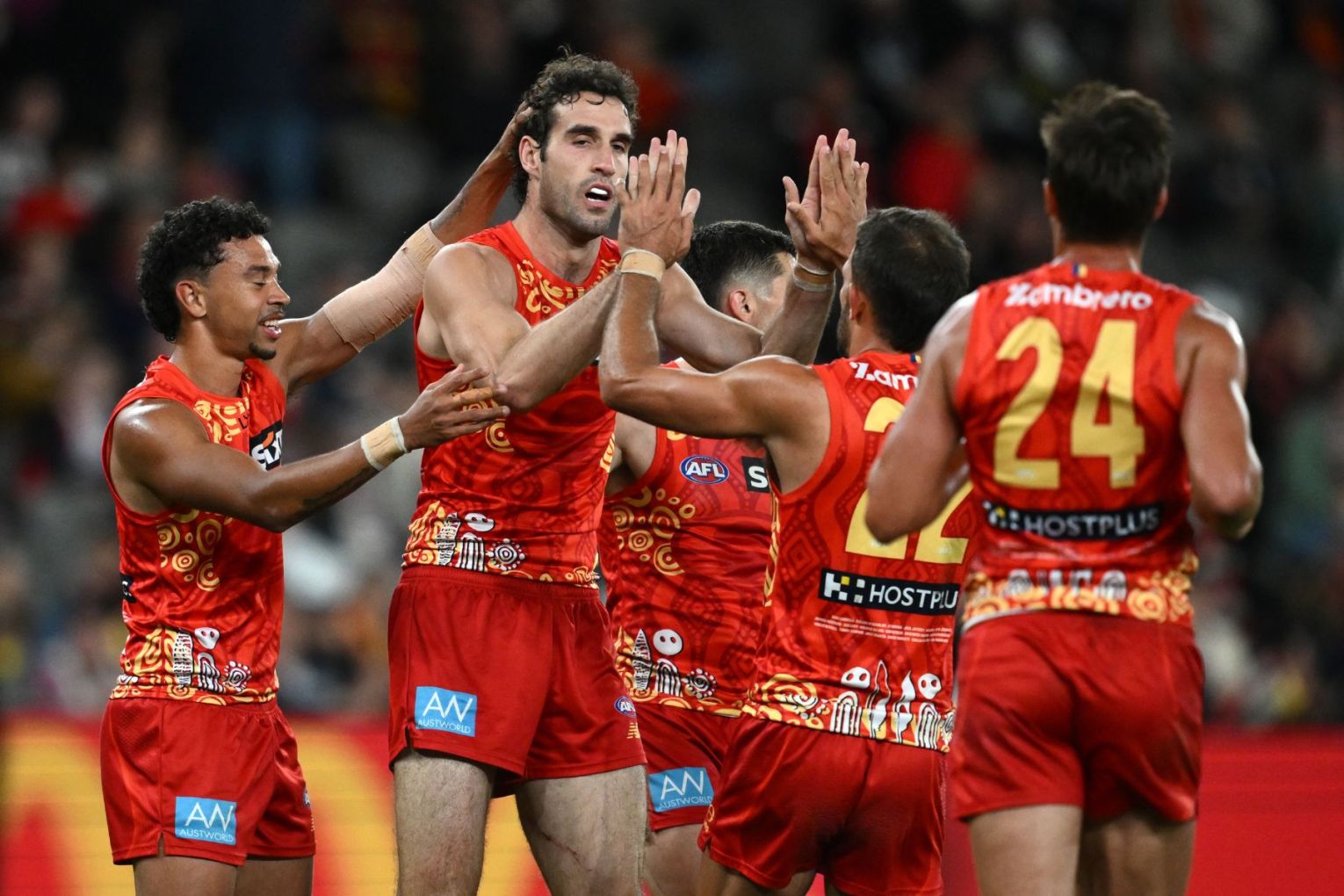 Ben King believes the Suns have what it takes to challenge and beat the best teams in the AFL. Photo: AAP