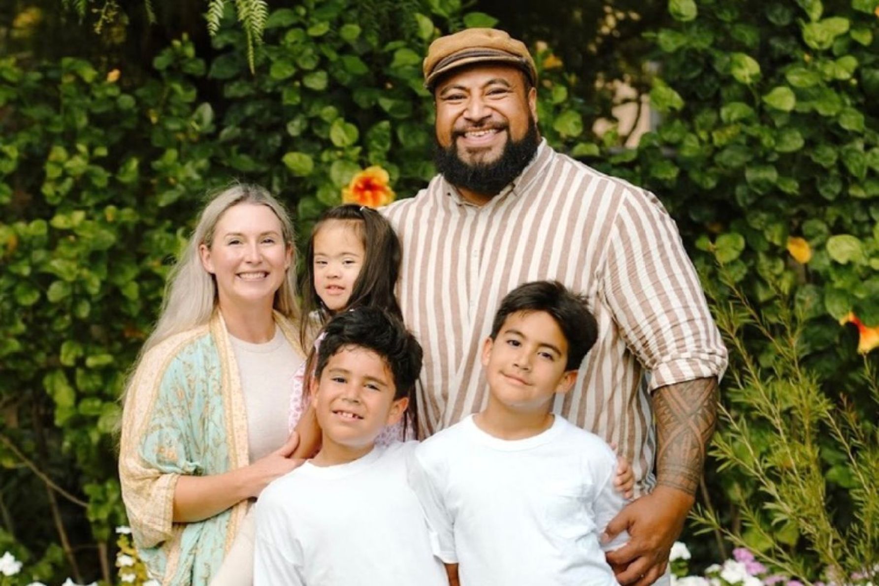 Hannah and Eddie Williams with Isla, Nixon and Noah