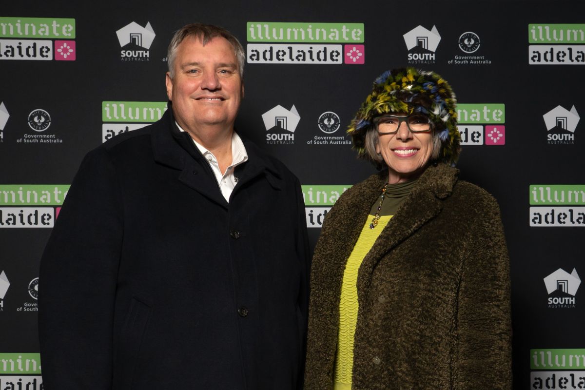 John Williams and Lord Mayor Jane Lomax-Smith