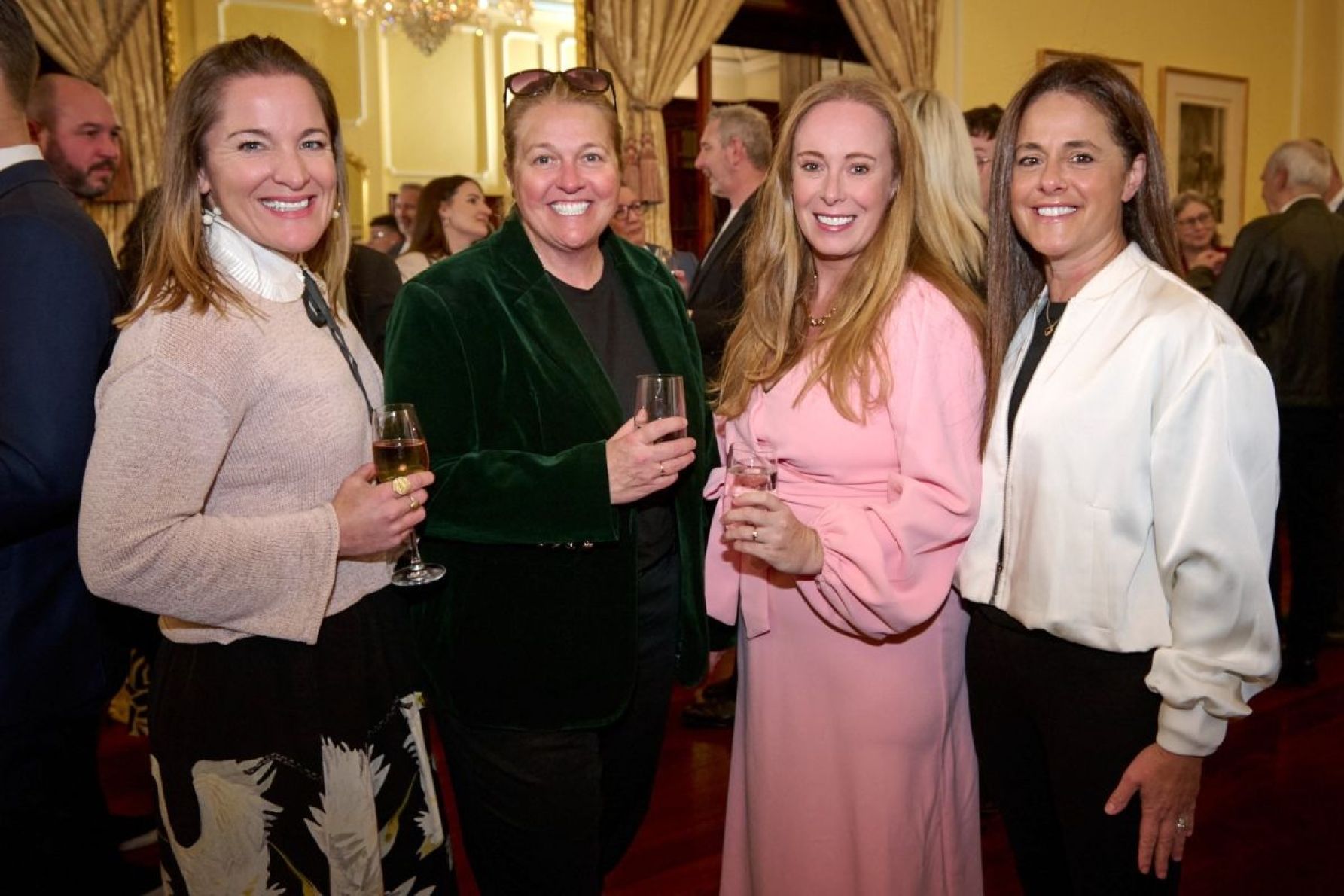 Katherine Peach, Emma Sckrabei, Jess Cronin and Alex Dimos