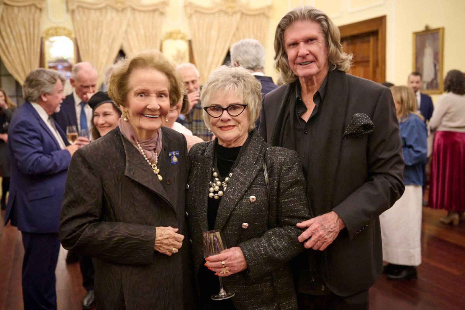 Marjorie Fitz-Gerald, Rosalie Coad and Peter Coad