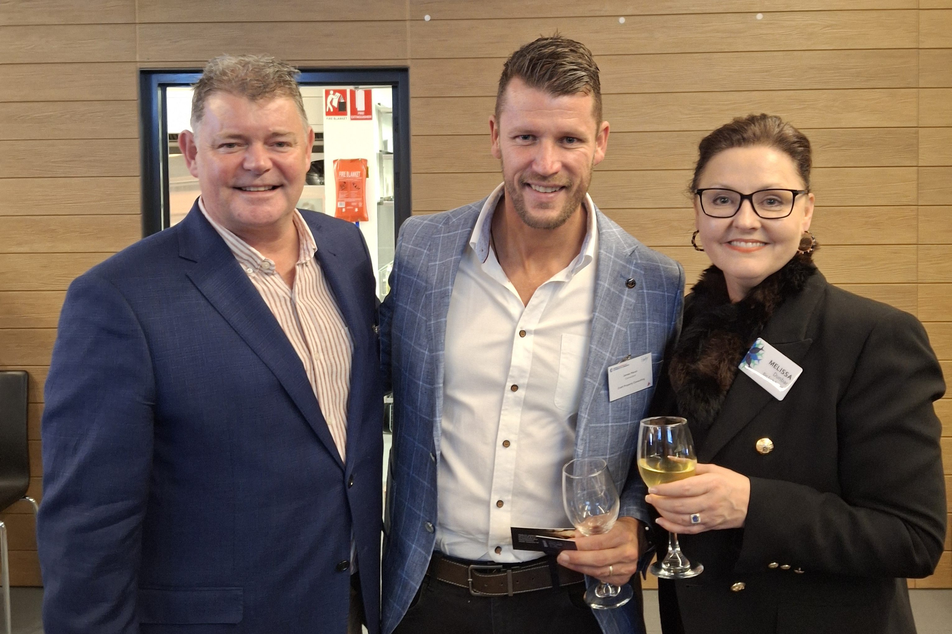 Mark Carroll, James Marsh and Melissa Dunbar