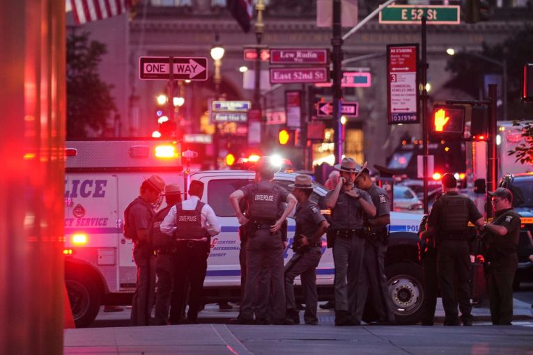 Thumbnail for Gunman killed, two people wounded in Manhattan shooting