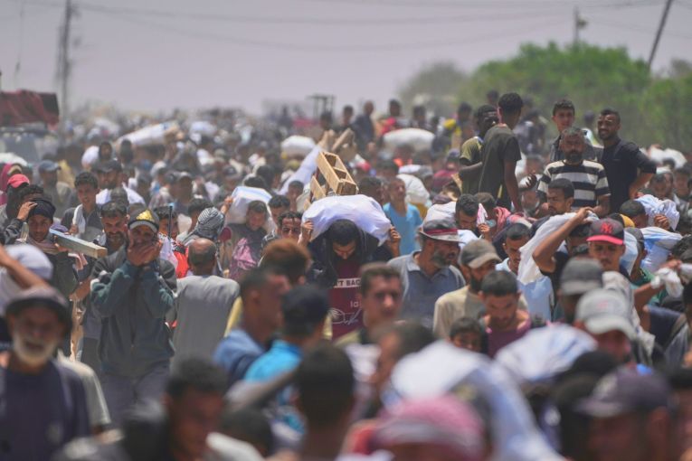 Thumbnail for Aid trucks enter Gaza as Israel takes ‘tactical pause’