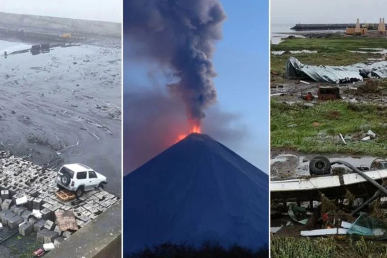 Thumbnail for Countries under tsunami alert, volcano erupts