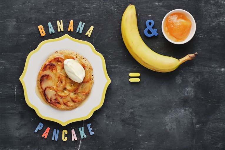 Thumbnail for Caramelised banana pancakes