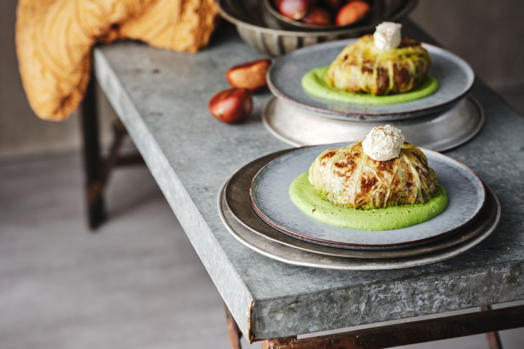 Pork and chestnut parcels with parsley sauce - SALIFE | InDaily, Inside South Australia