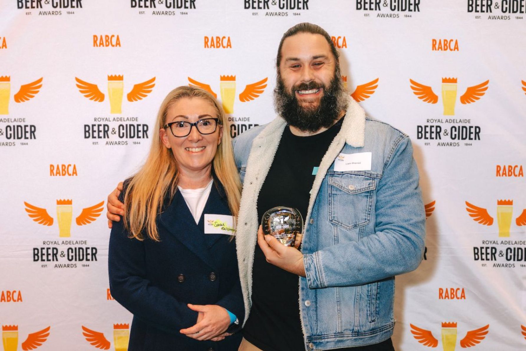 Sarah Kalismeras and Liam Sharred