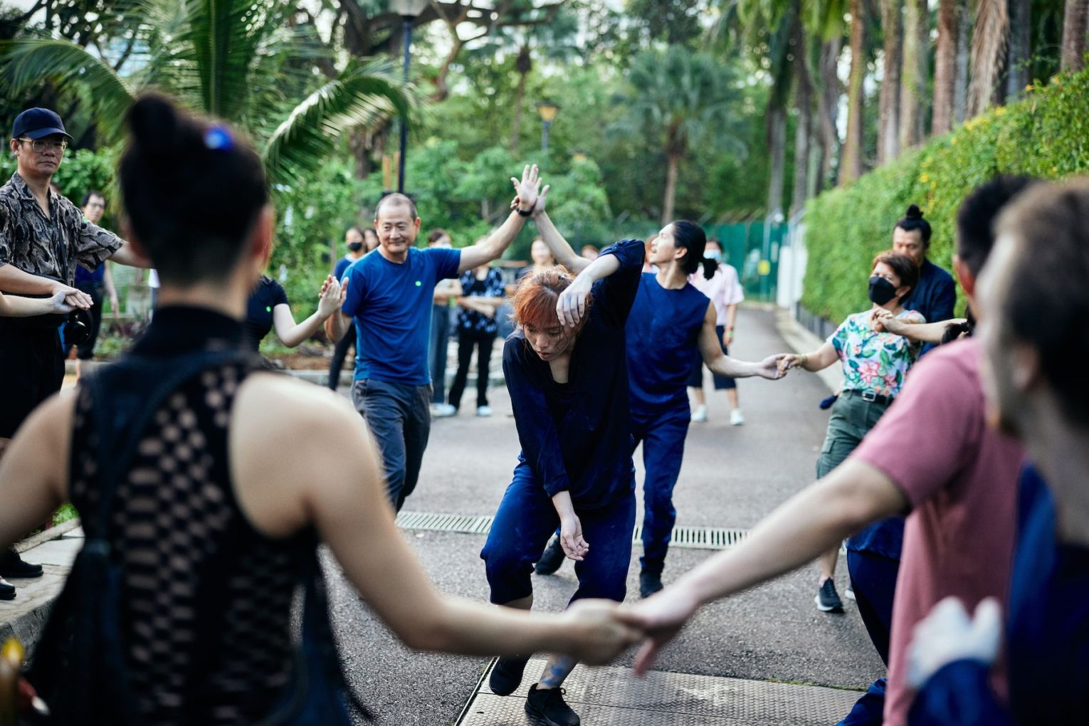 Singapore's The Human Expression Dance Company will return to OzAsia with a pop-up performance in Festival Plaza. Photo: Crispian Chan / Supplied