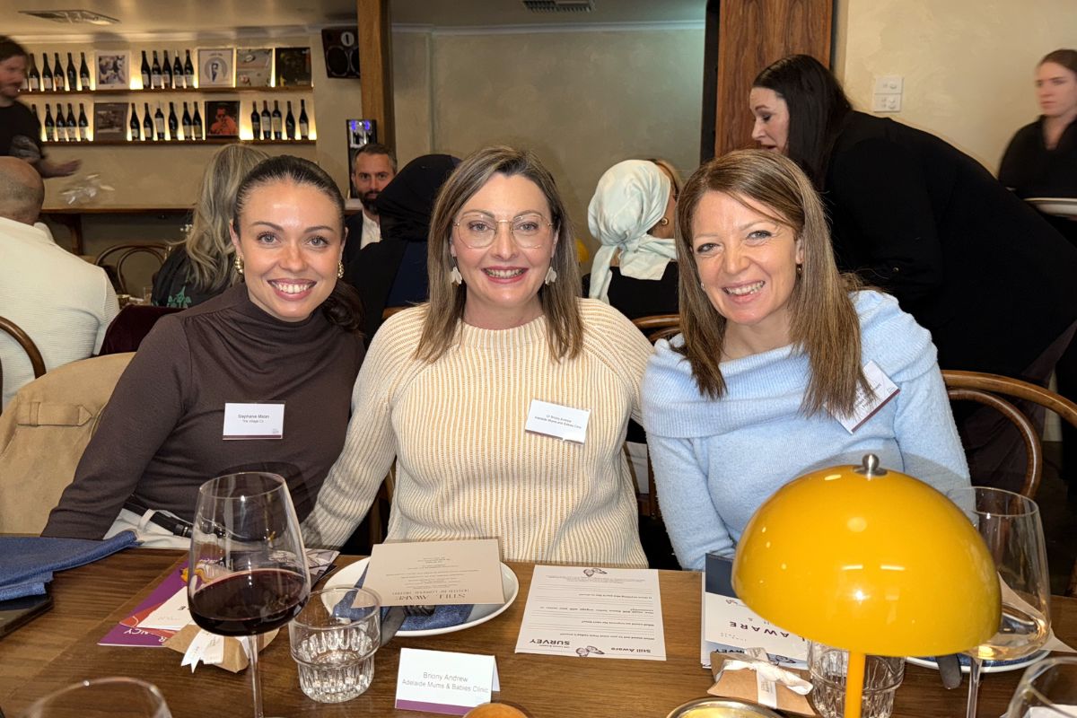 Stephanie Malan, Dr Briony Andrew and Carrie Bishop