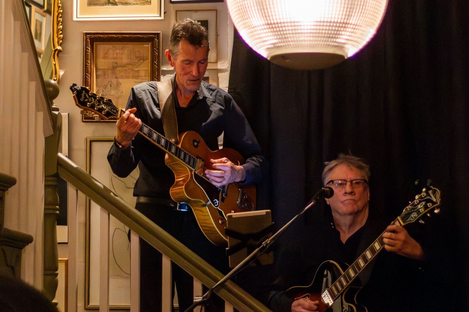 Musicians performing at C'est Bon's Bastille Day Jazz Soiree | Credit: image supplied