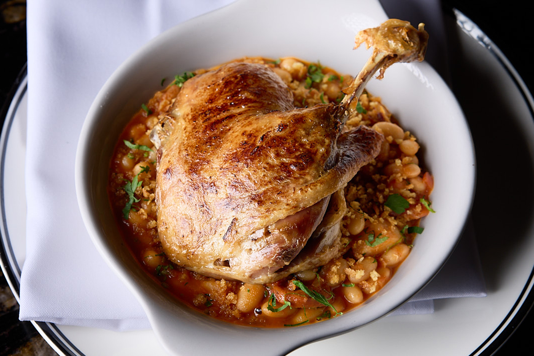 Rothwell's duck cassoulet as featured in Eat Brisbane | Credit: Shika Finnemore
